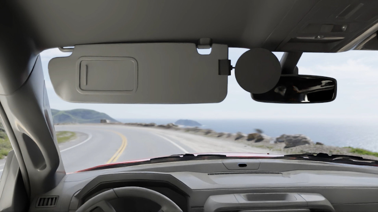 Mighty Visor™ installed in different vehicles